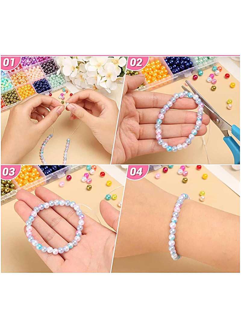 Daytoyz Making Kit, Ocean-themed Beads for Bracelets, 625pcs DIY Jewelry Making Supplies for Friendship Bracelet Kit, Bracelet Kit Crafts for Adults (Blue Ocean) - Image 4